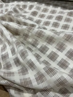 B02 FURORE 007 colour woven check with silk