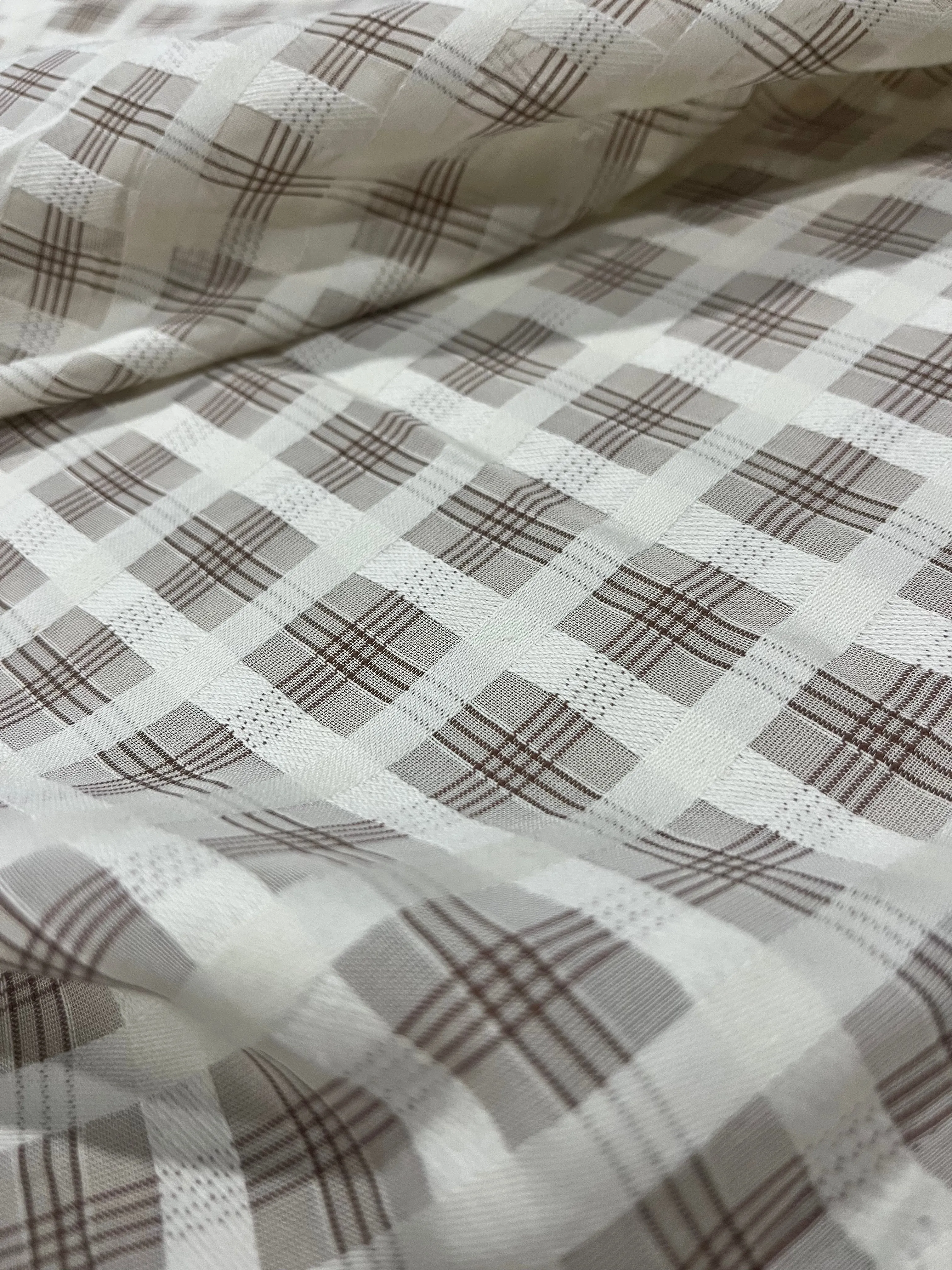 B02 FURORE 007 colour woven check with silk