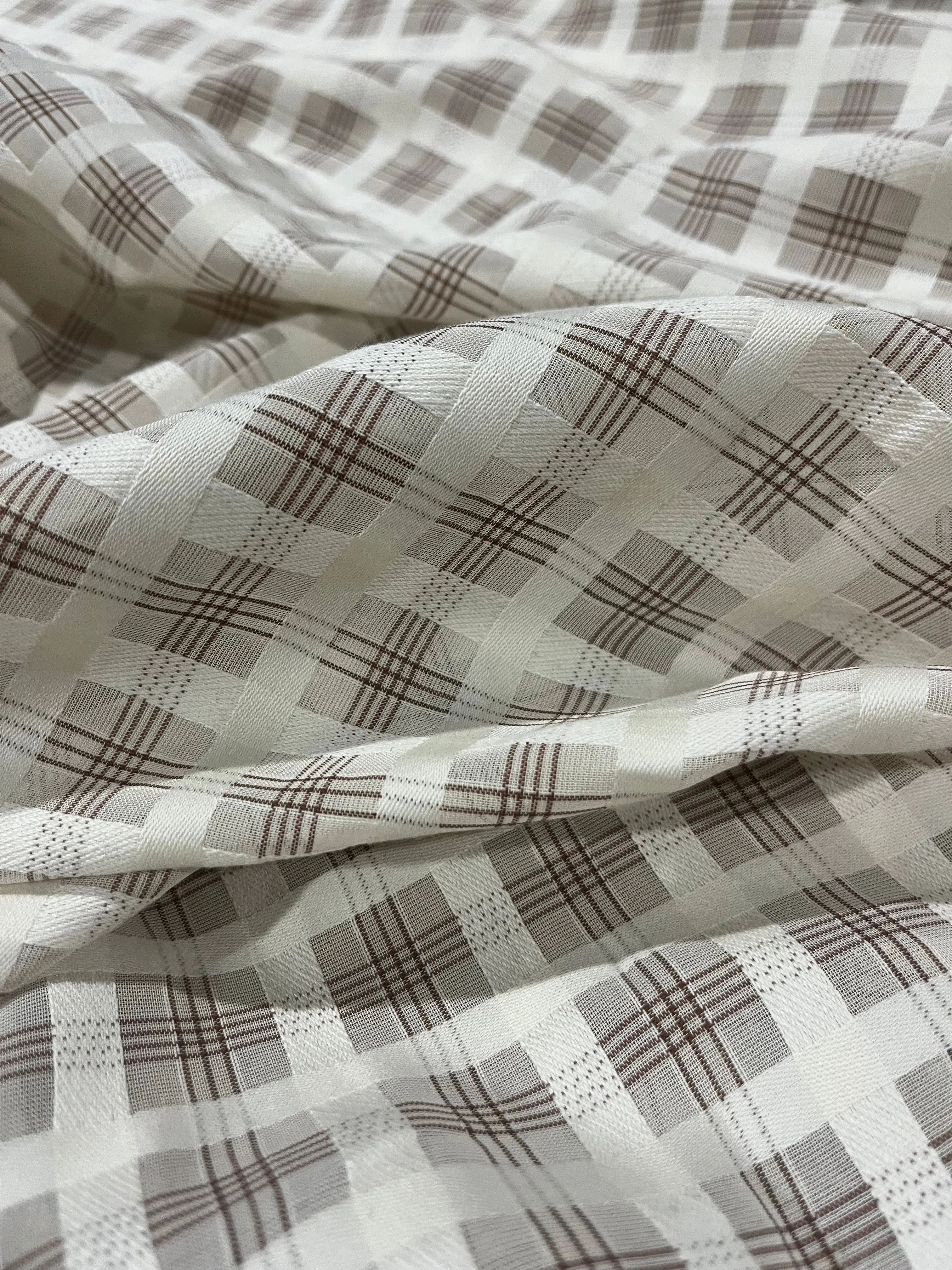 B02 FURORE 007 colour woven check with silk
