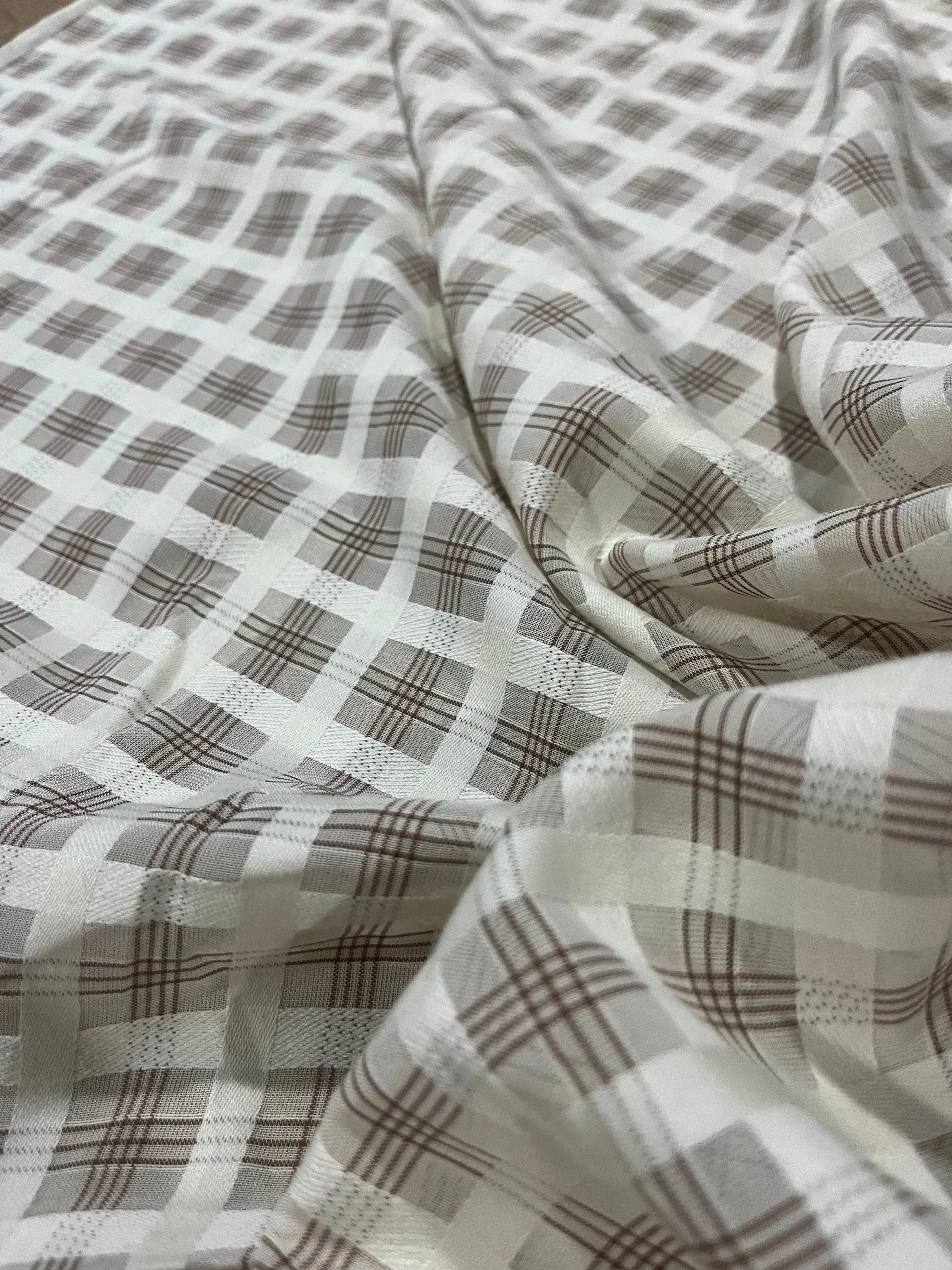 B02 FURORE 007 colour woven check with silk