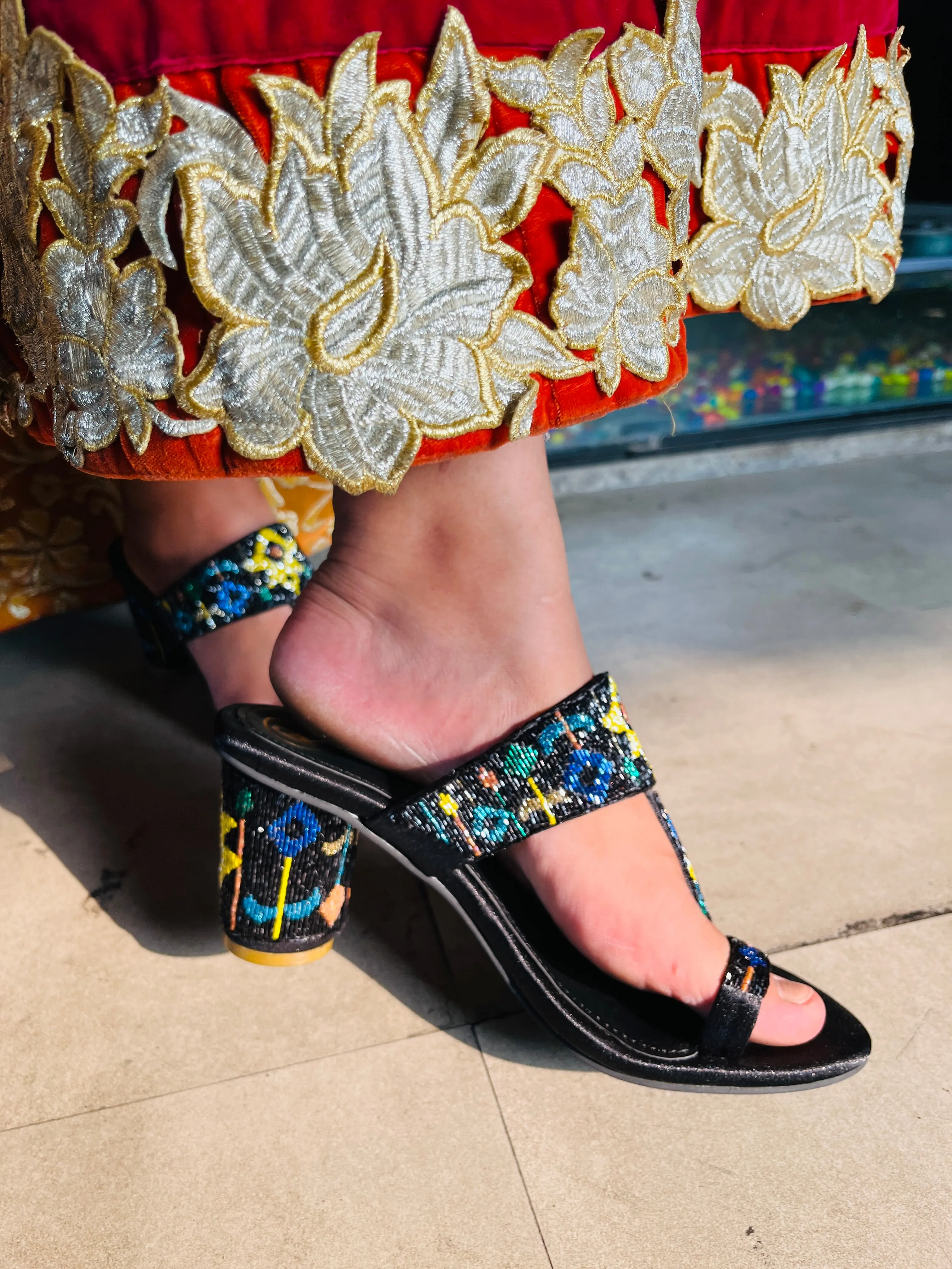 Baag Kolhapuri Heels