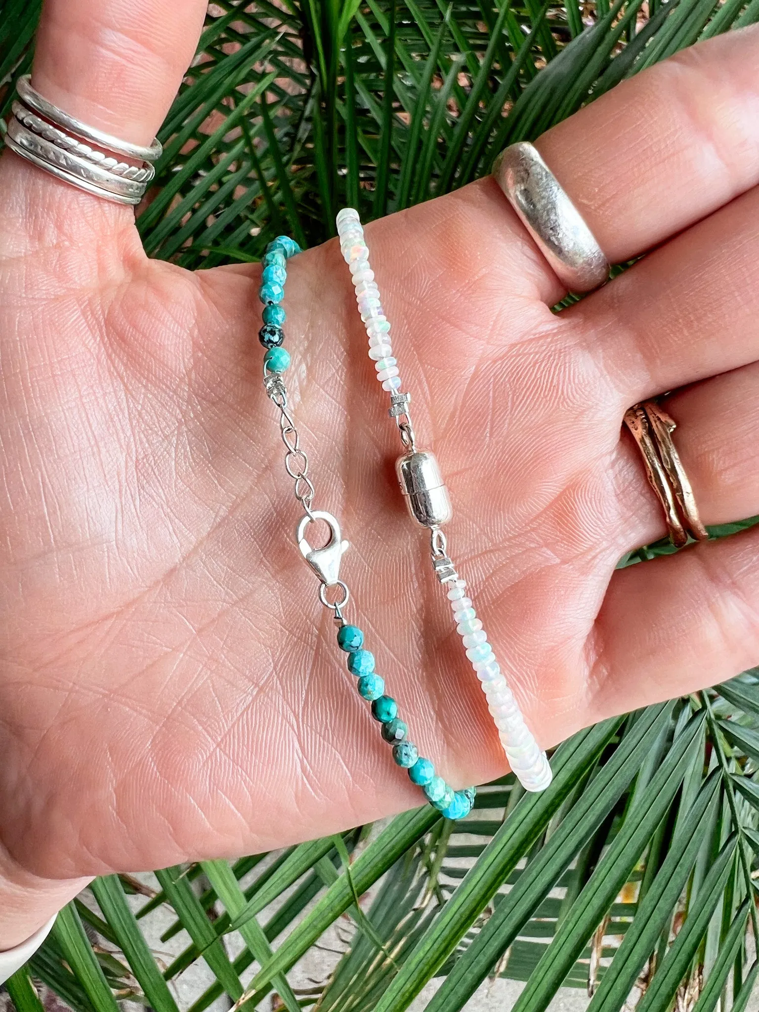 Beaded Gemstone Bracelets