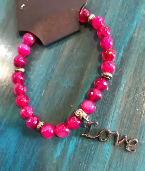 Beaded Valentine Bracelets