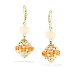 BEADS DANGLE  EARRINGS #234BG3601 (1E15)