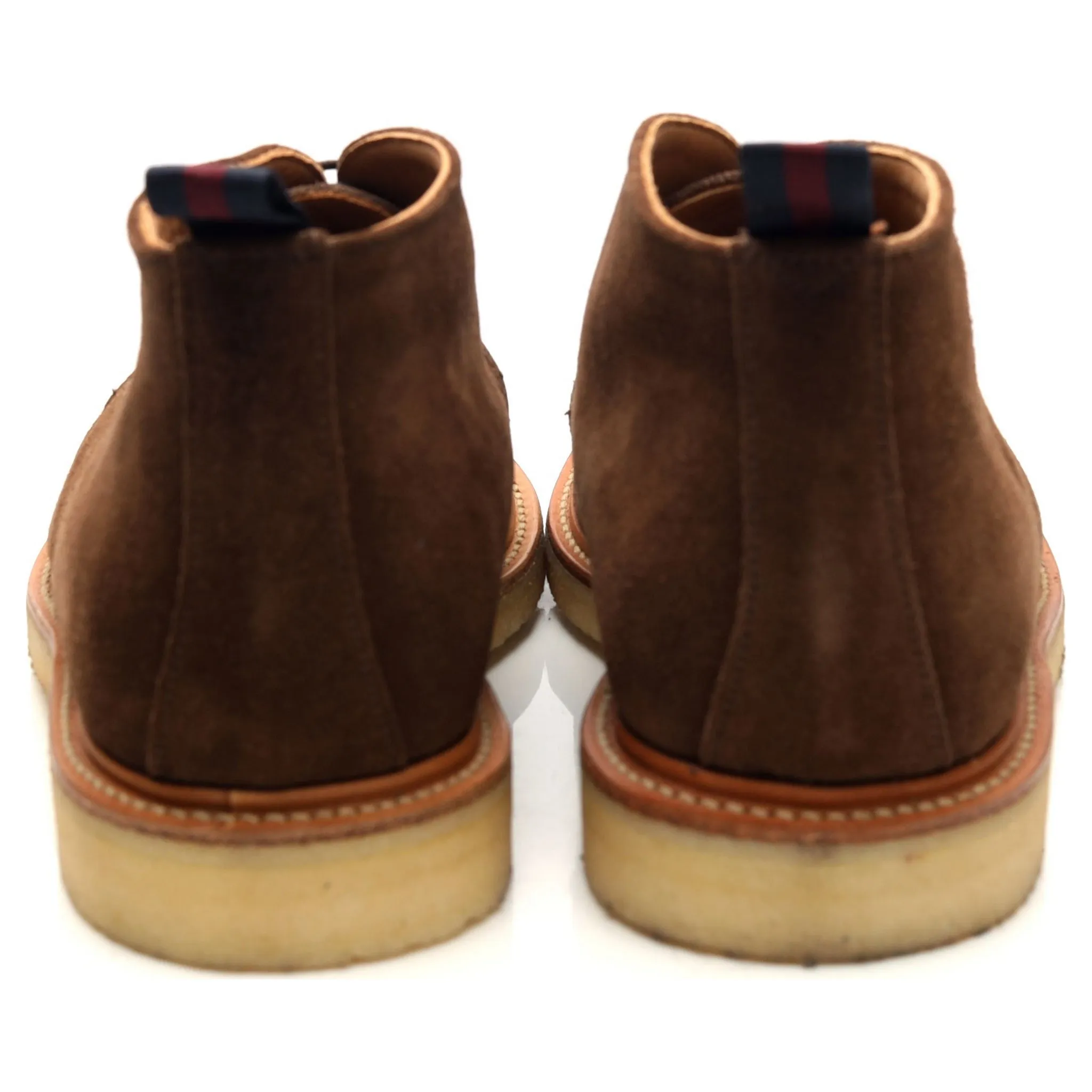 'Bertie' Brown Suede Chukka Boots UK 8 F