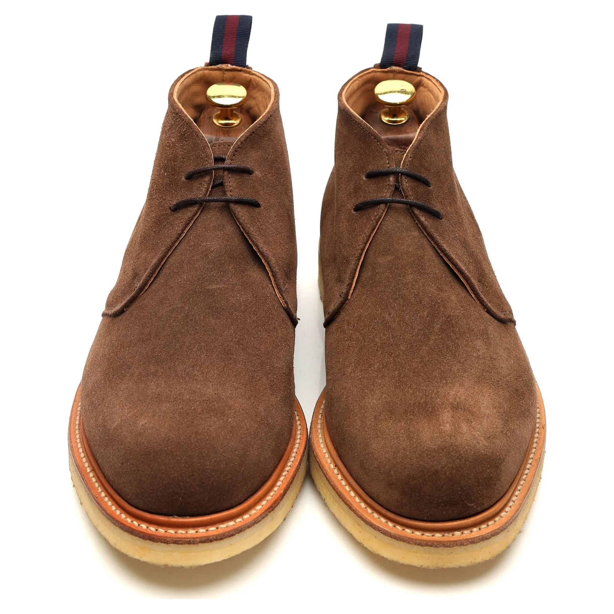 'Bertie' Brown Suede Chukka Boots UK 8 F