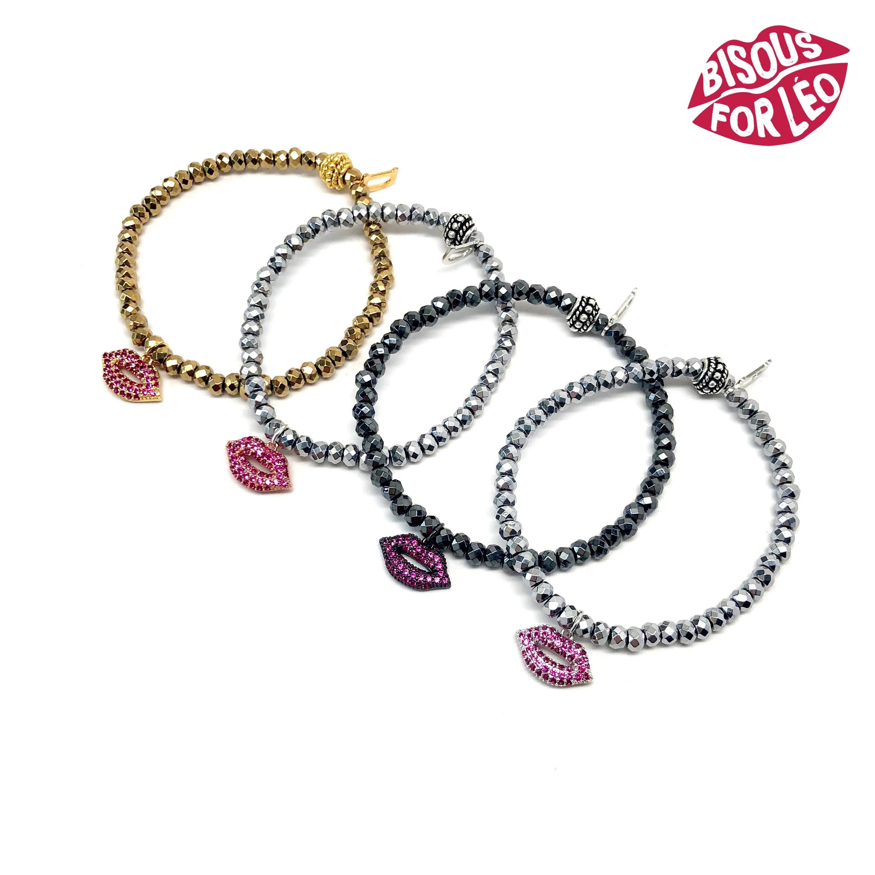 Bisous for Leo Kiss Bracelets