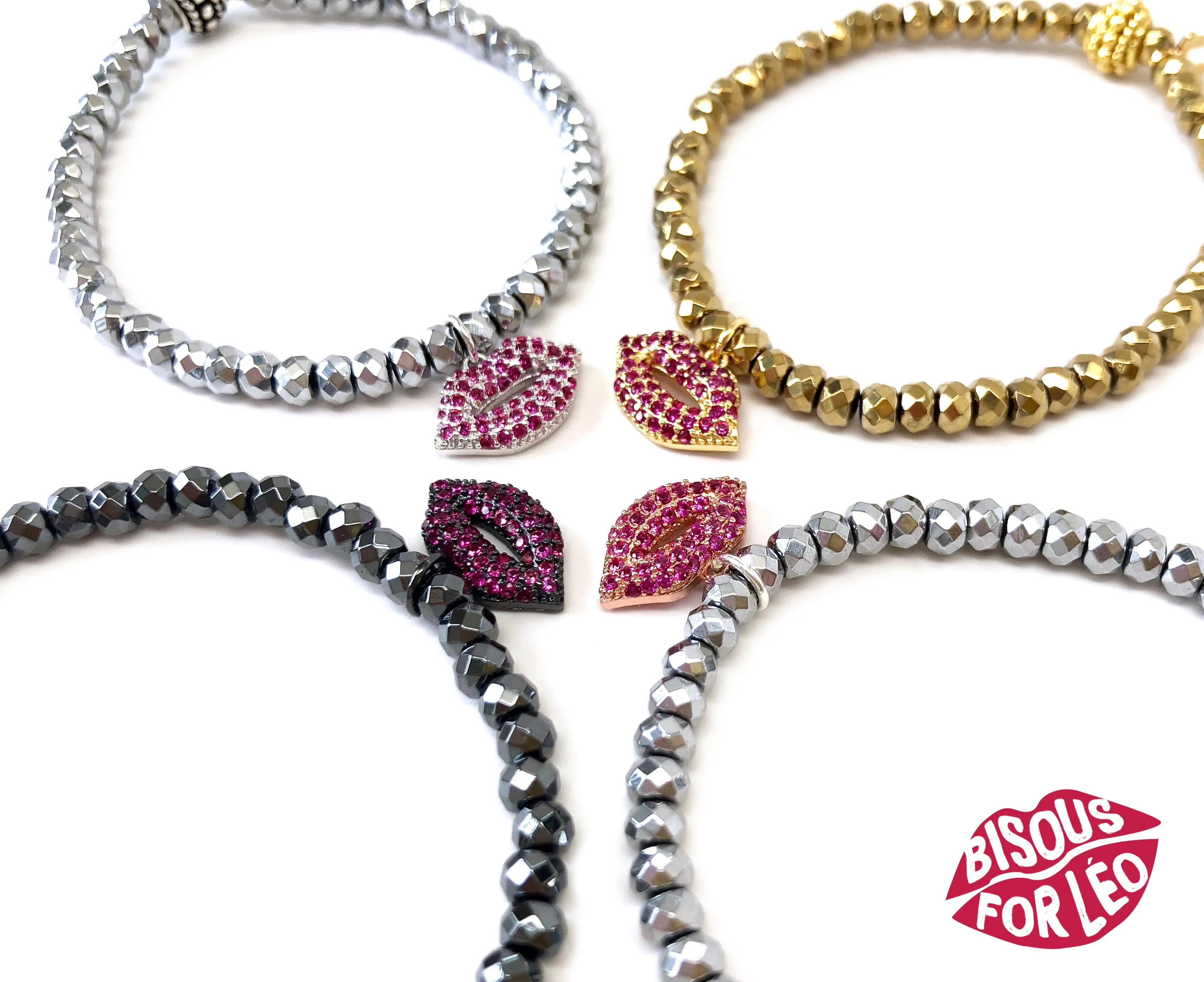Bisous for Leo Kiss Bracelets
