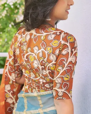 BL-V11853 Kalamkari Blouse