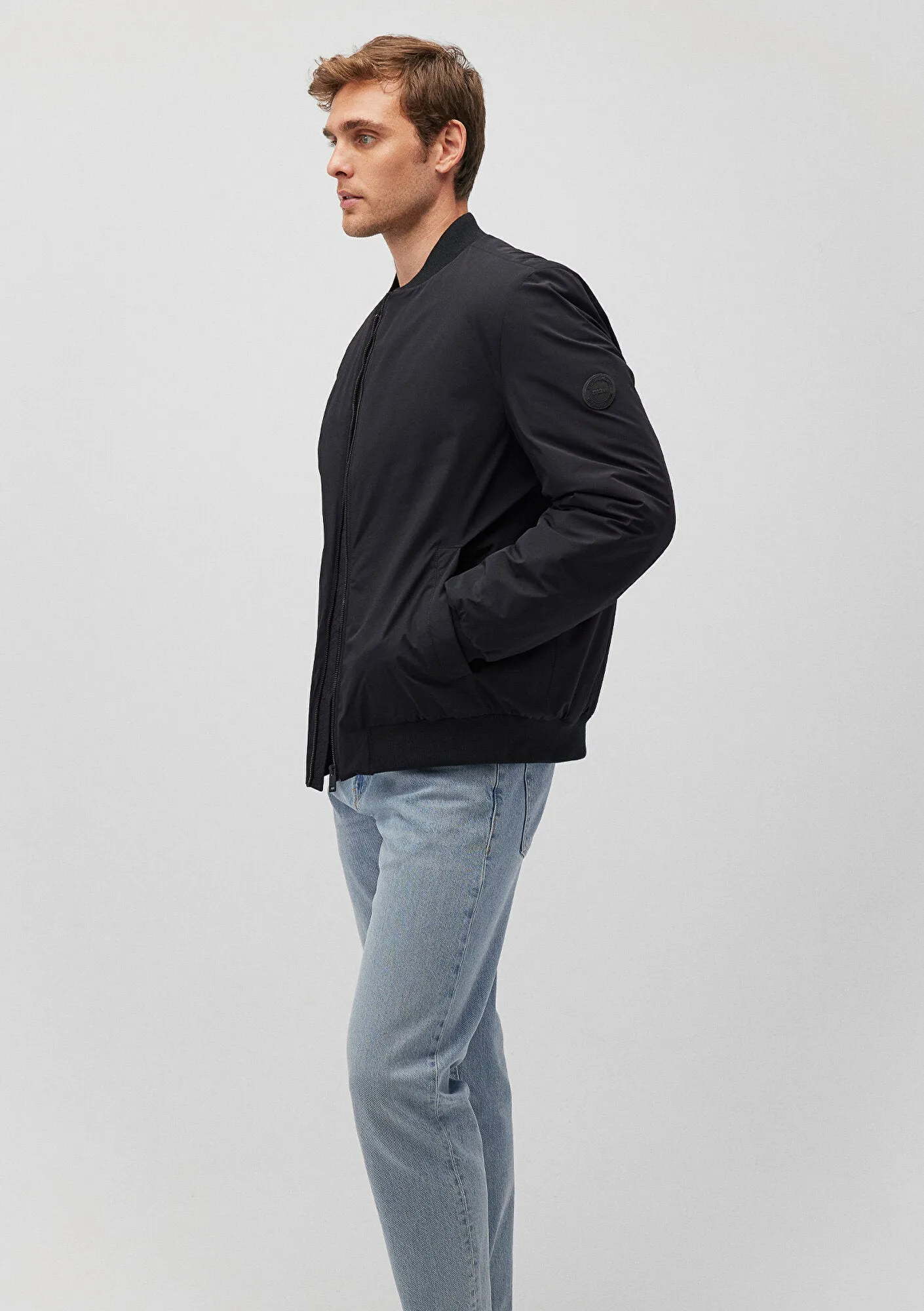 Black Bomber Jacket