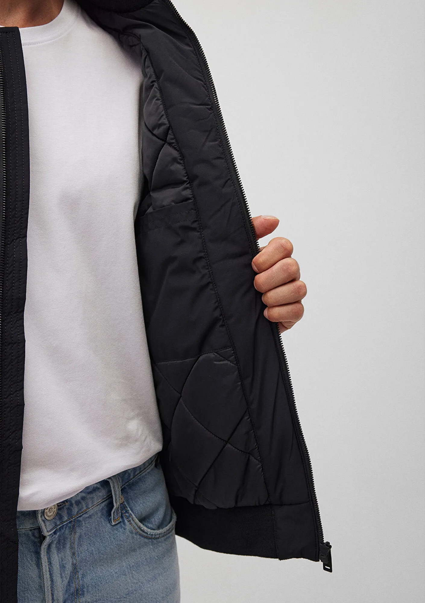 Black Bomber Jacket
