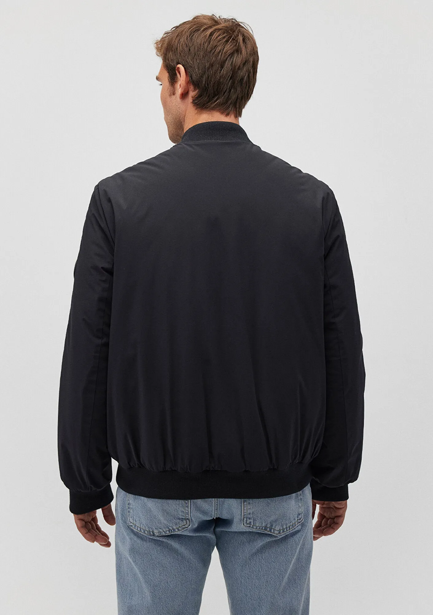 Black Bomber Jacket