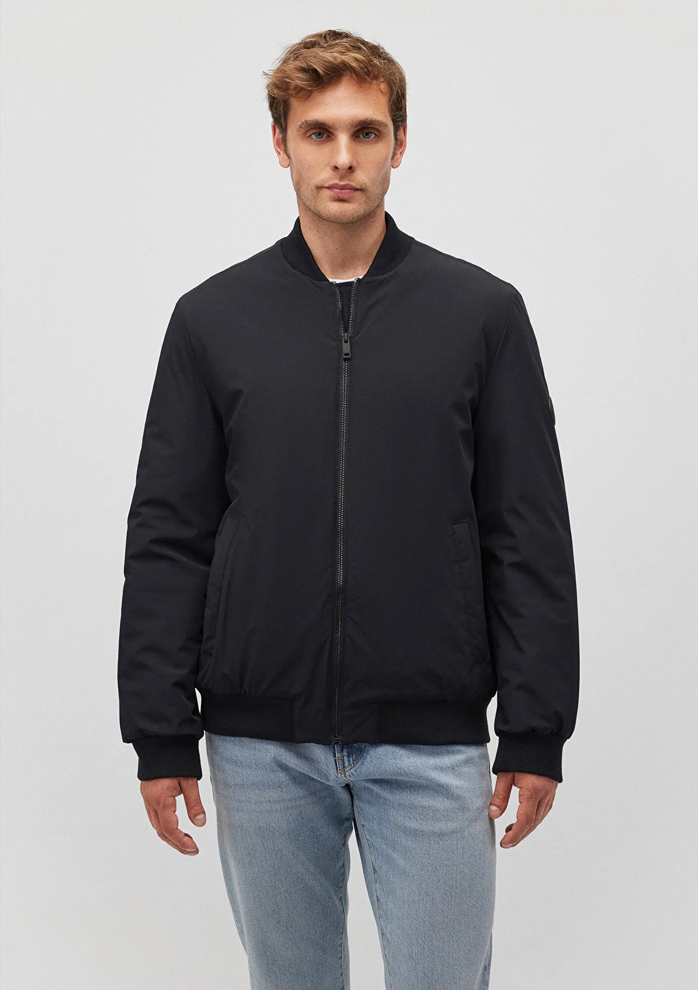 Black Bomber Jacket