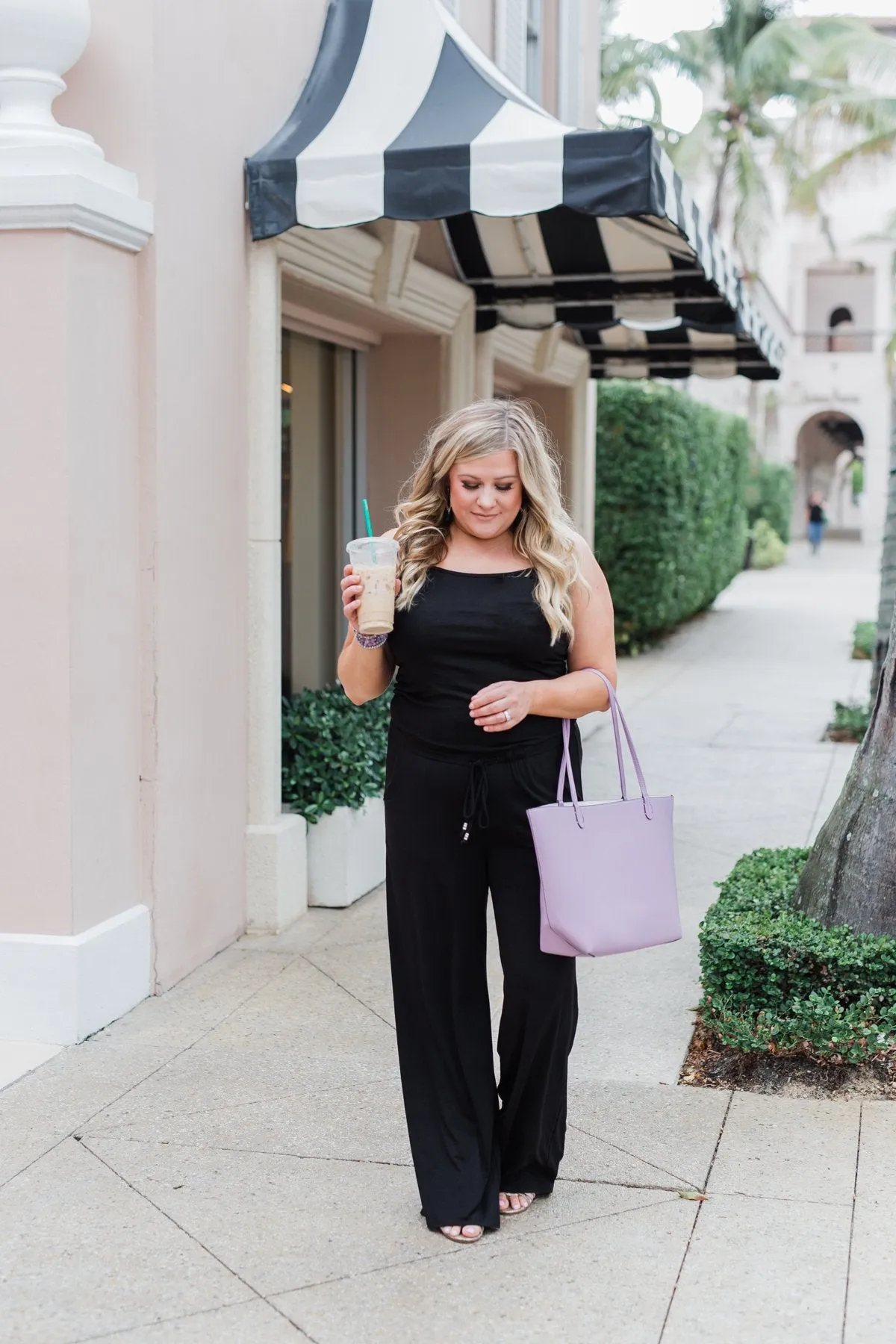 Black Drawstring Jumpsuit