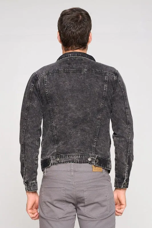 black Men's Denim Jacket