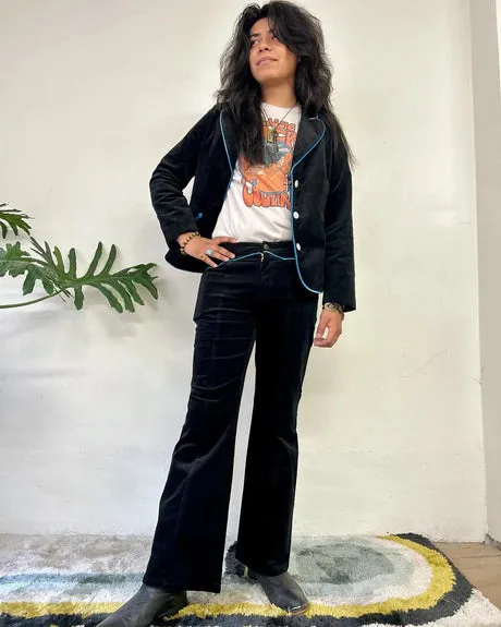 Black Wild Child Corduroy Blazer