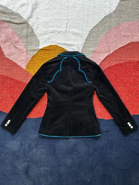 Black Wild Child Corduroy Blazer