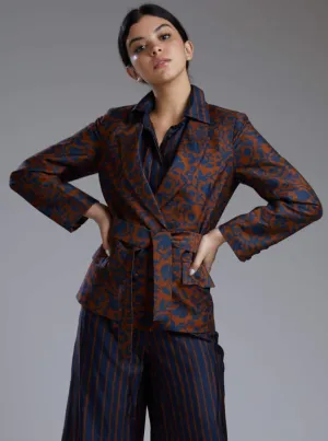 Blue & Brown Blazer