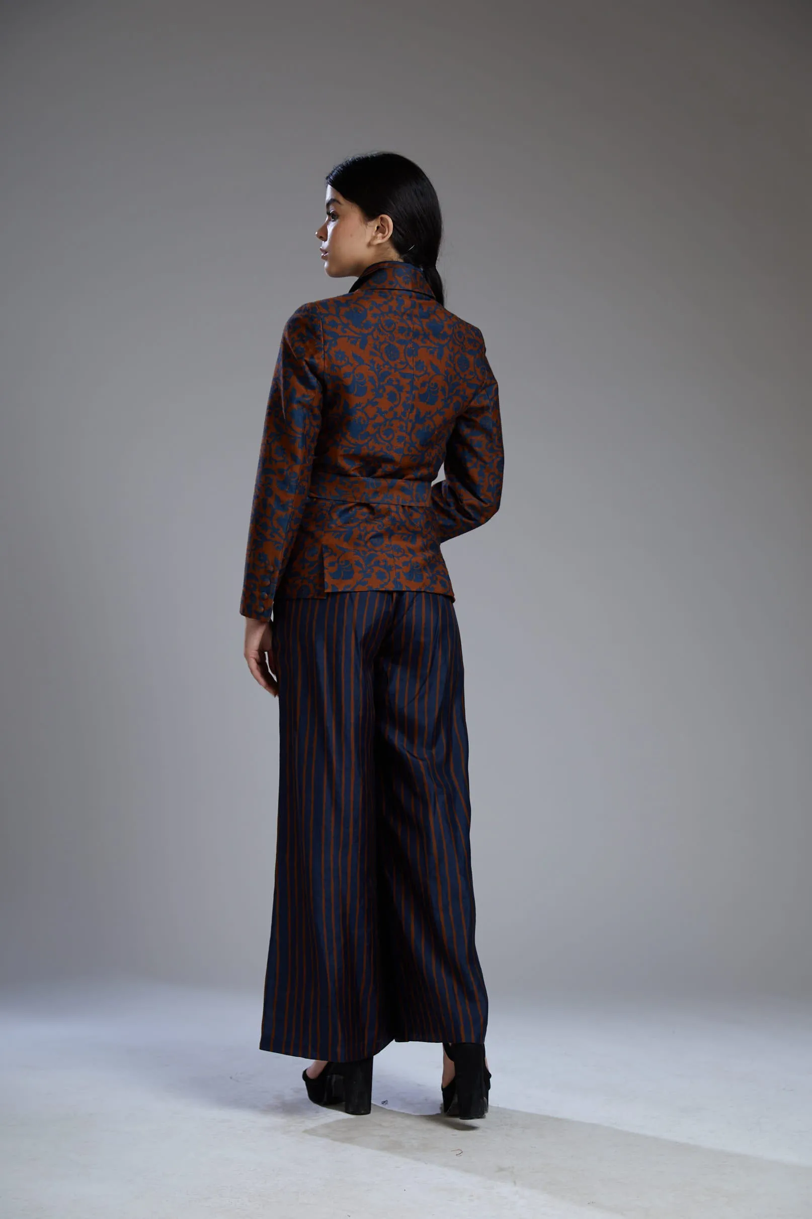 Blue & Brown Blazer