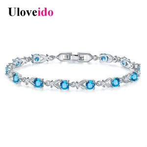 Blue Crystal Bracelets
