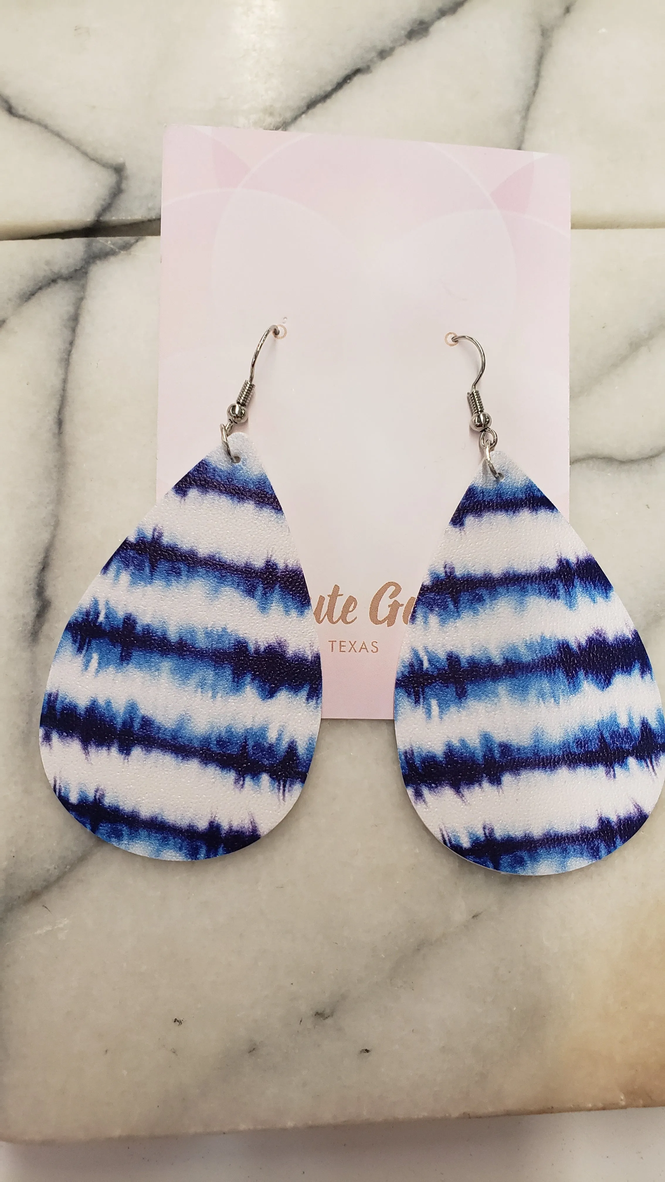 Blue Hue Earrings: Multi