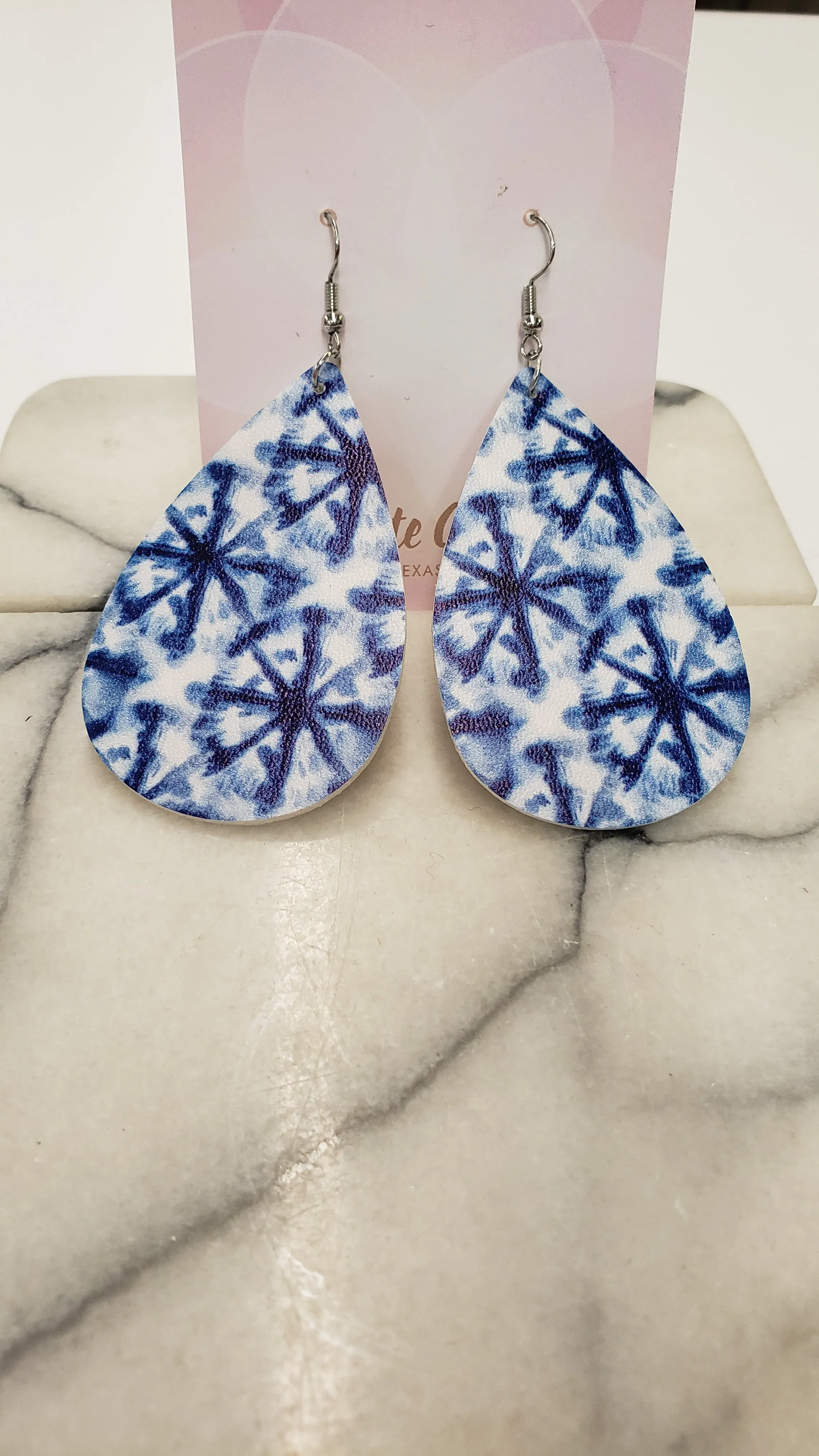 Blue Hue Earrings: Multi