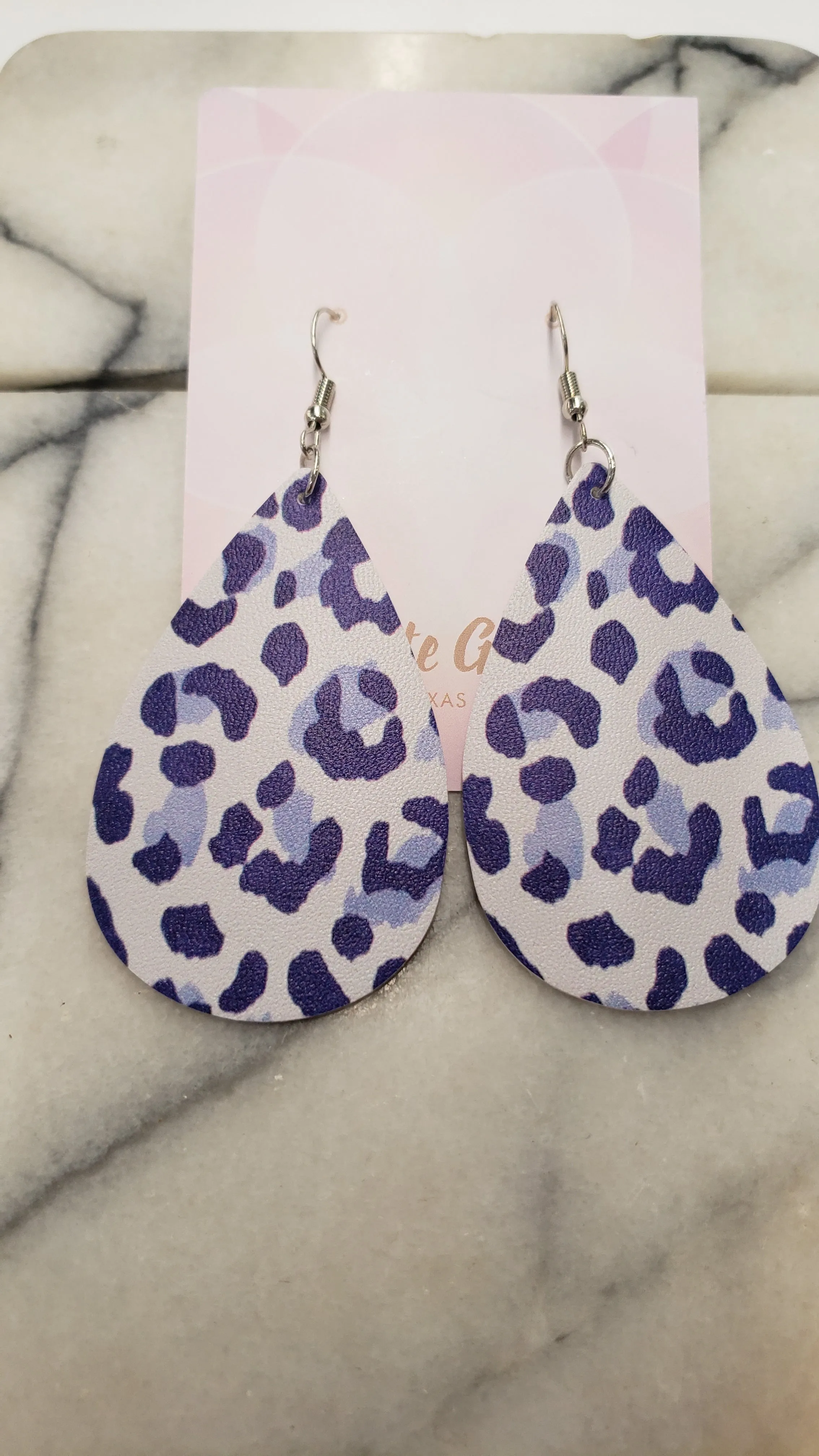 Blue Hue Earrings: Multi