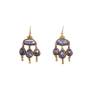 Blue Sapphire Chandelier Drops