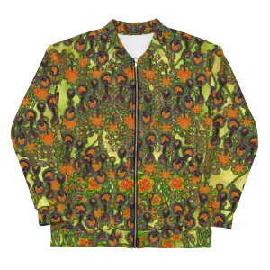 Bomber Jacket (Unisex)(WindSong Flower) RJSTH@Fabric#2 RJSTHW2022 RJS