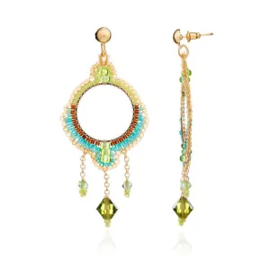 'Bonita' Crystal Chandelier Earrings: Sacred