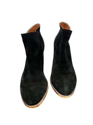 Boots Ankle Heels By Lucky Brand In Black, Size: 9.5