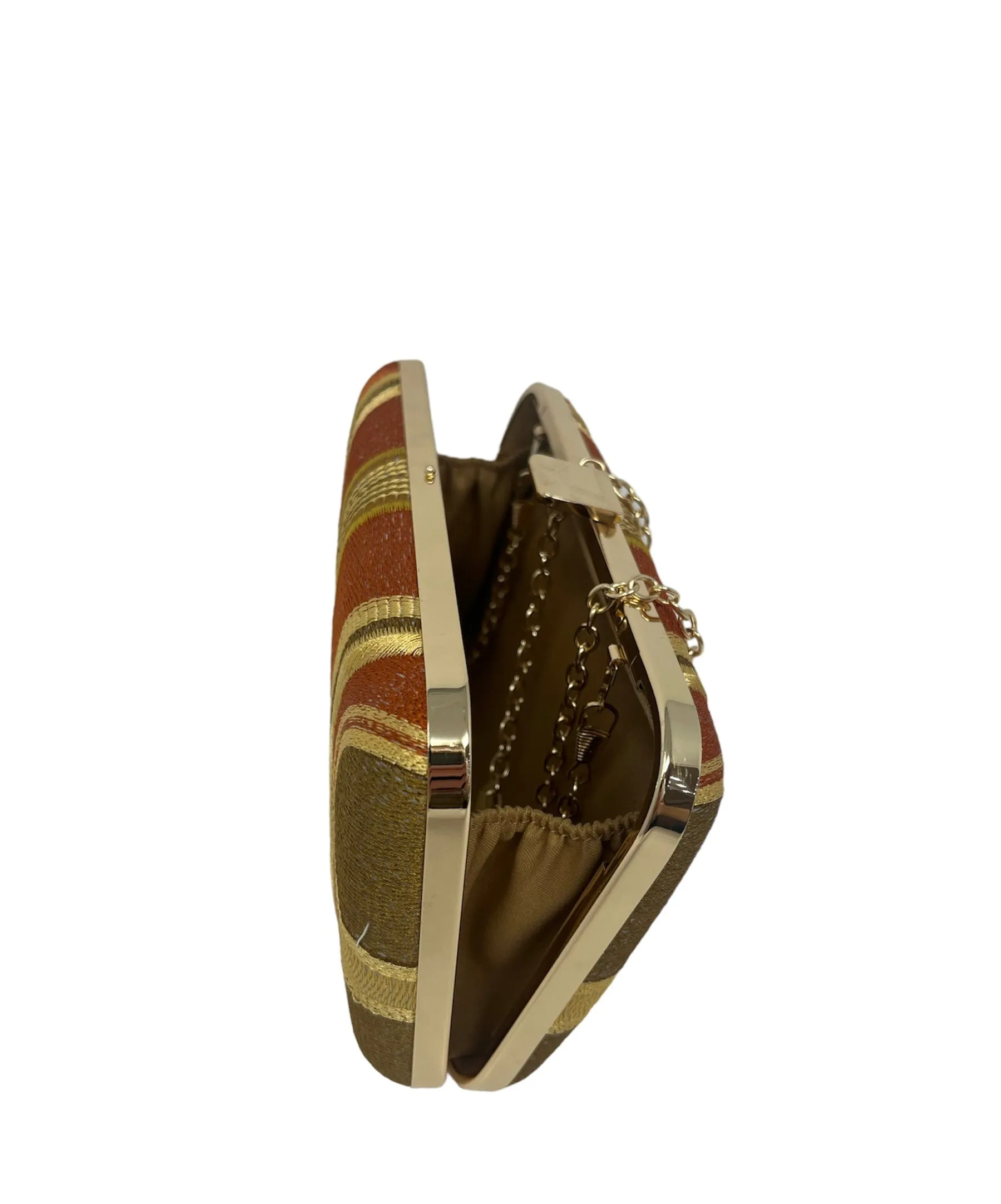 Brown Aztec Clutch