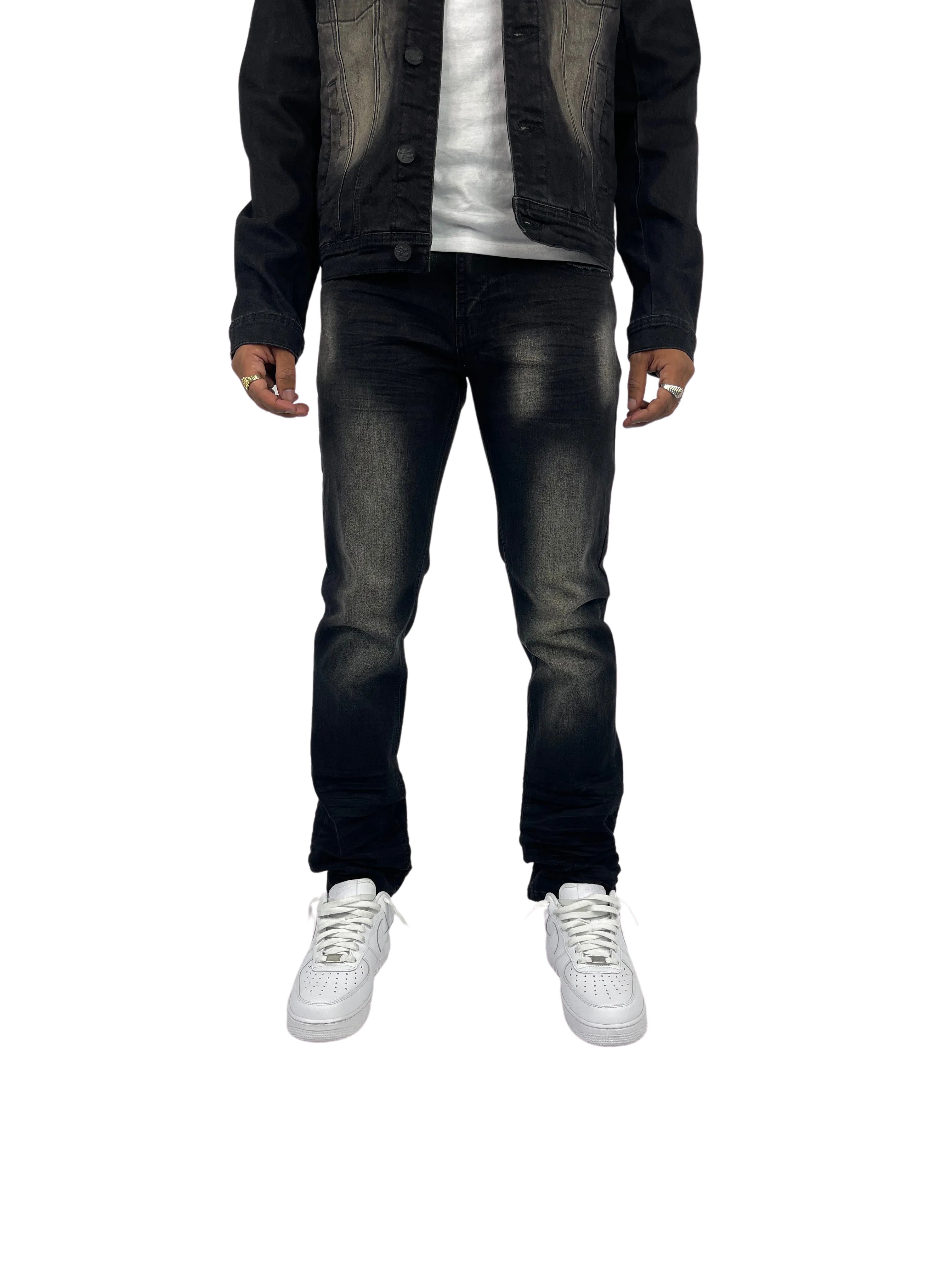 BTP21800: Washed Denim Jean