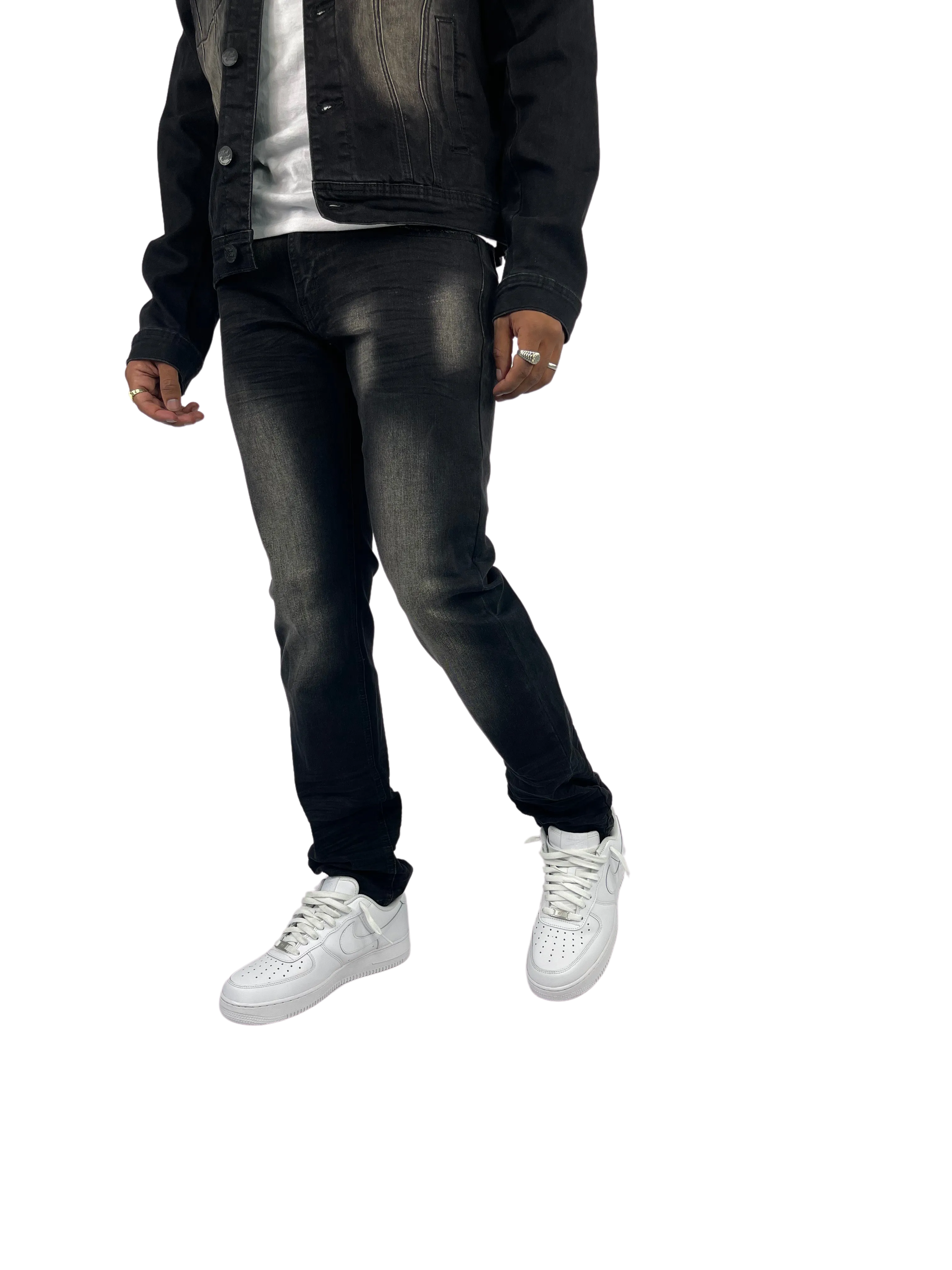 BTP21800: Washed Denim Jean