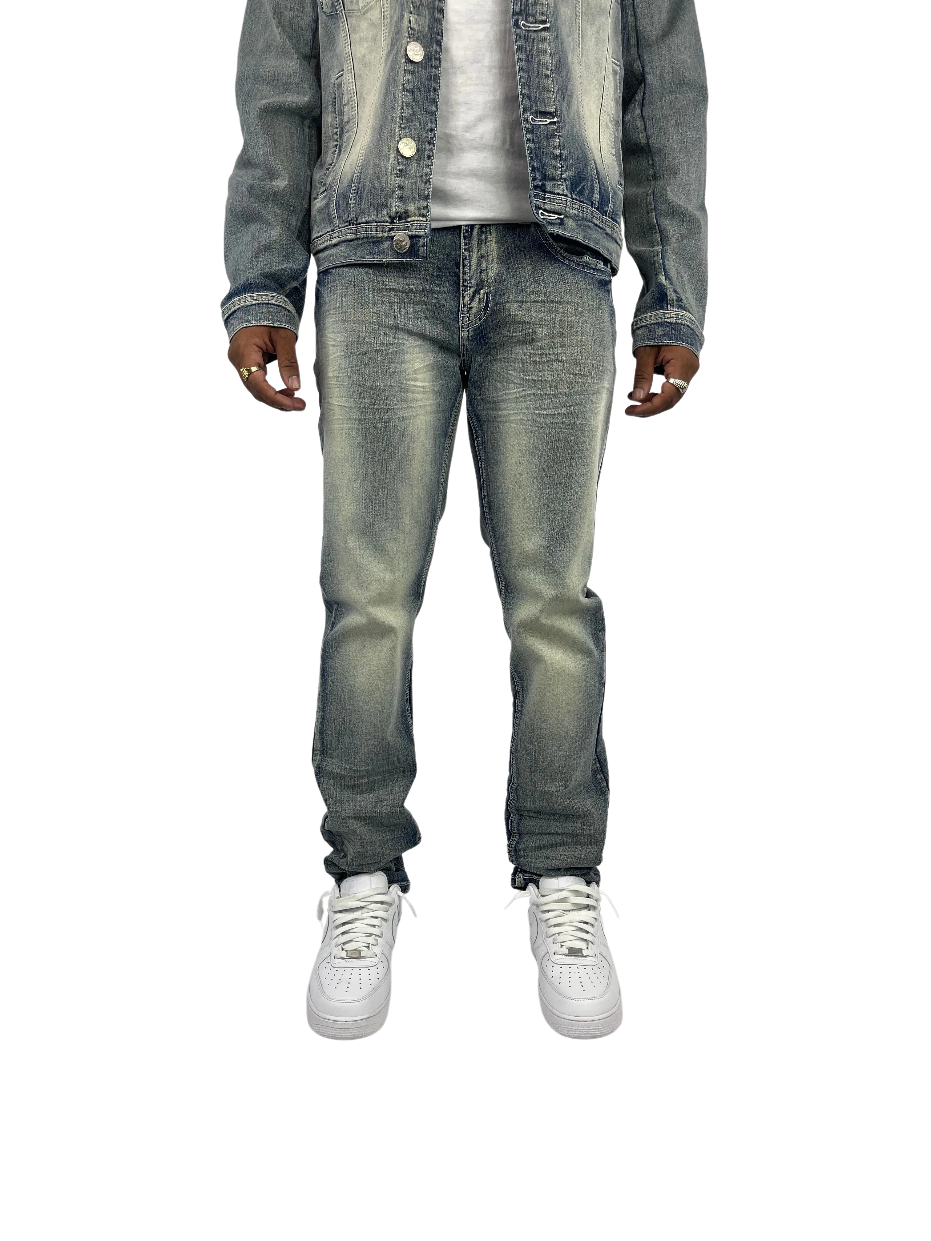 BTP21800: Washed Denim Jean