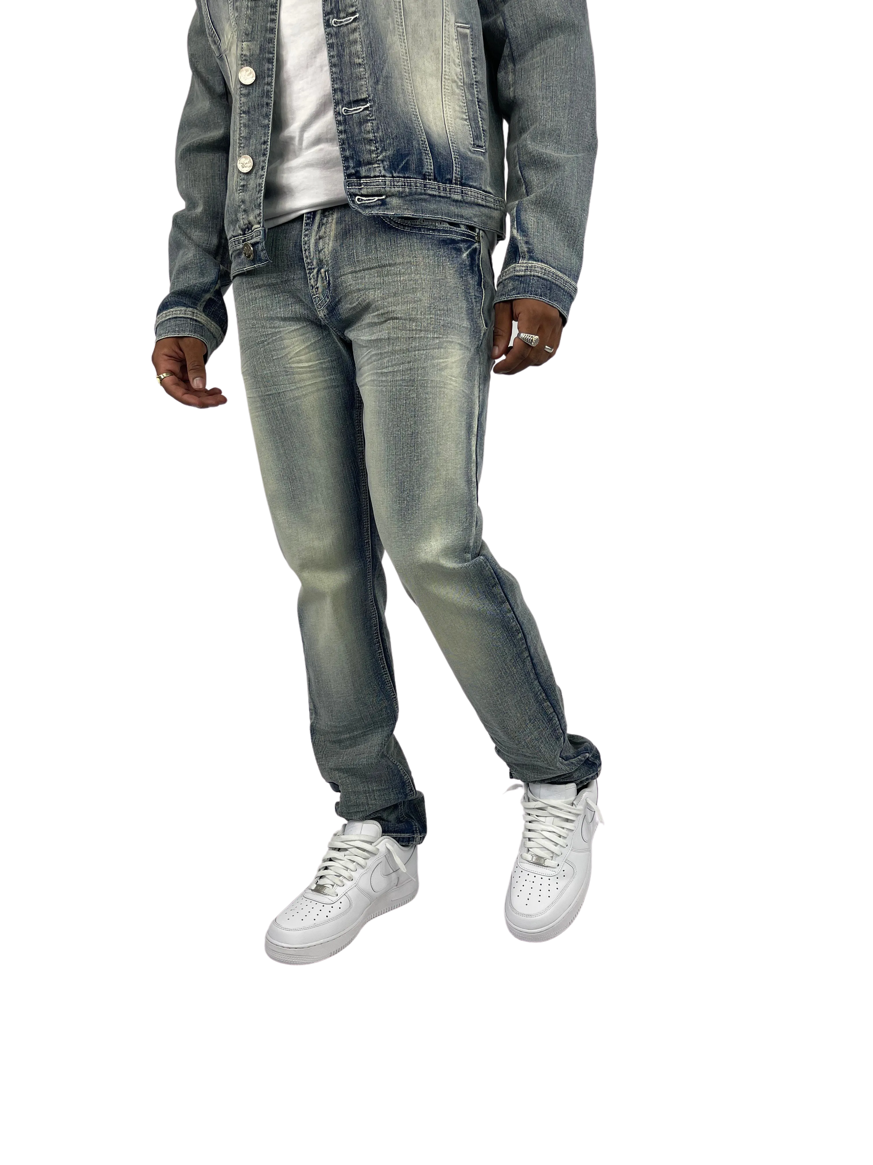 BTP21800: Washed Denim Jean