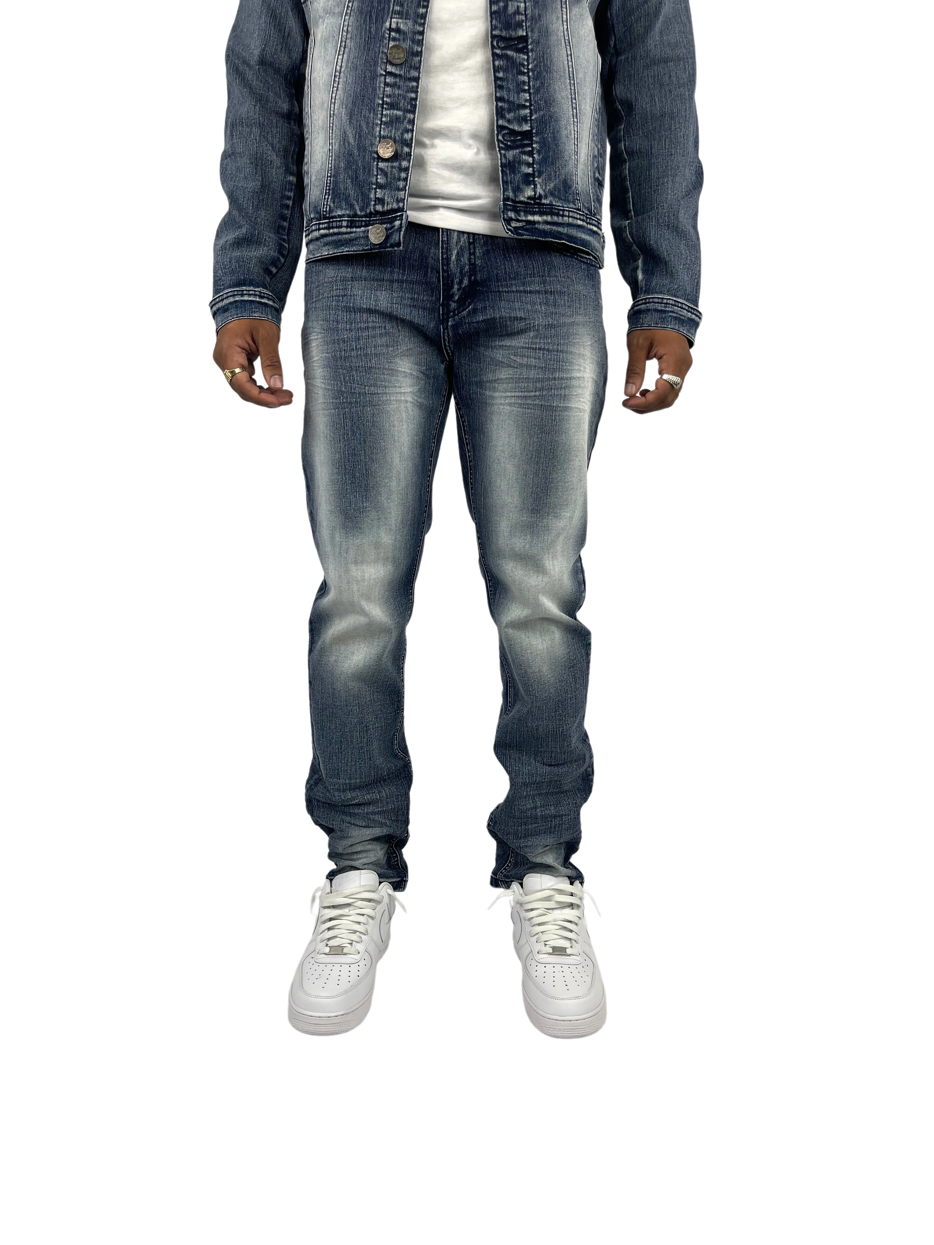 BTP21800: Washed Denim Jean