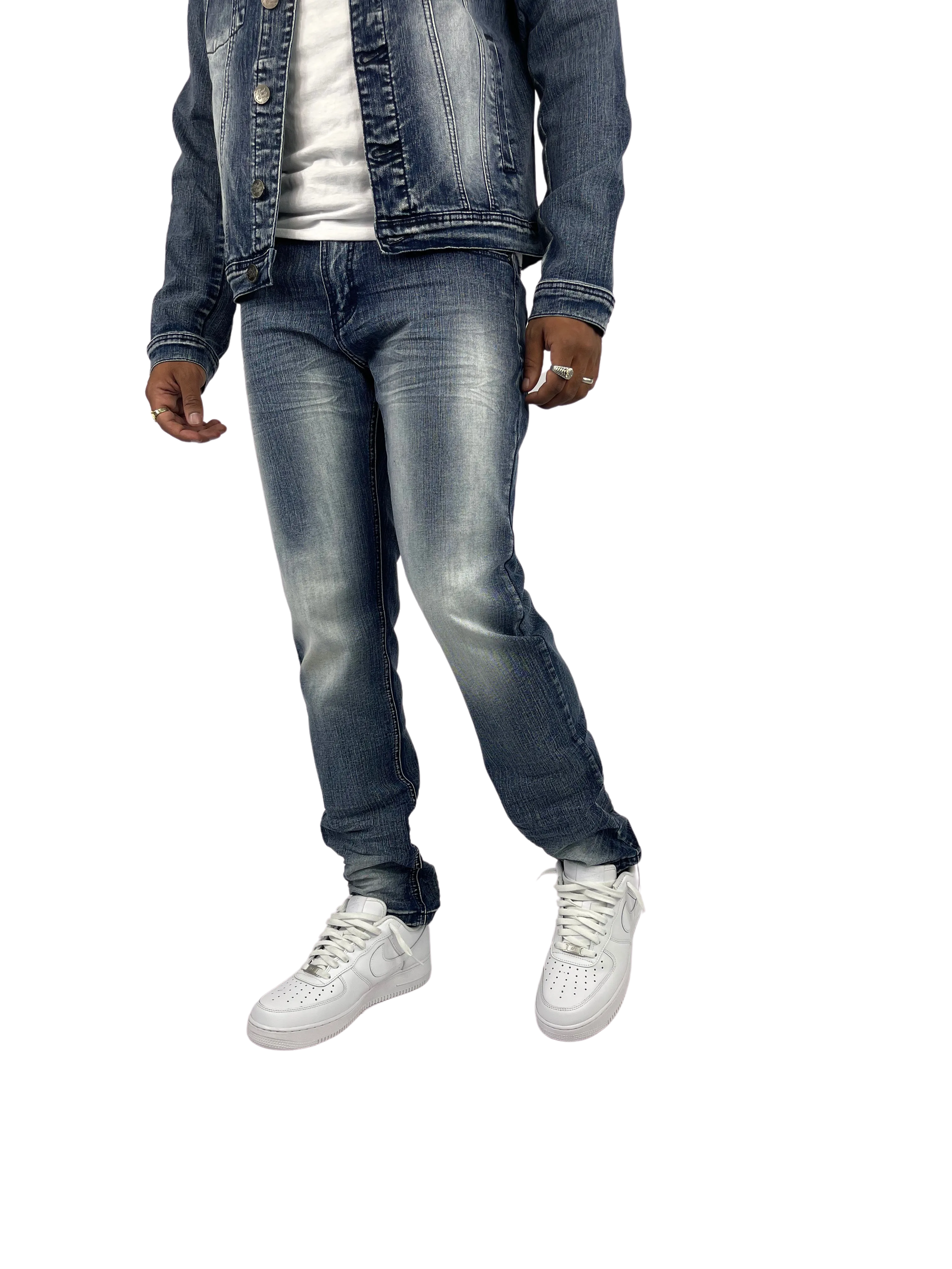 BTP21800: Washed Denim Jean