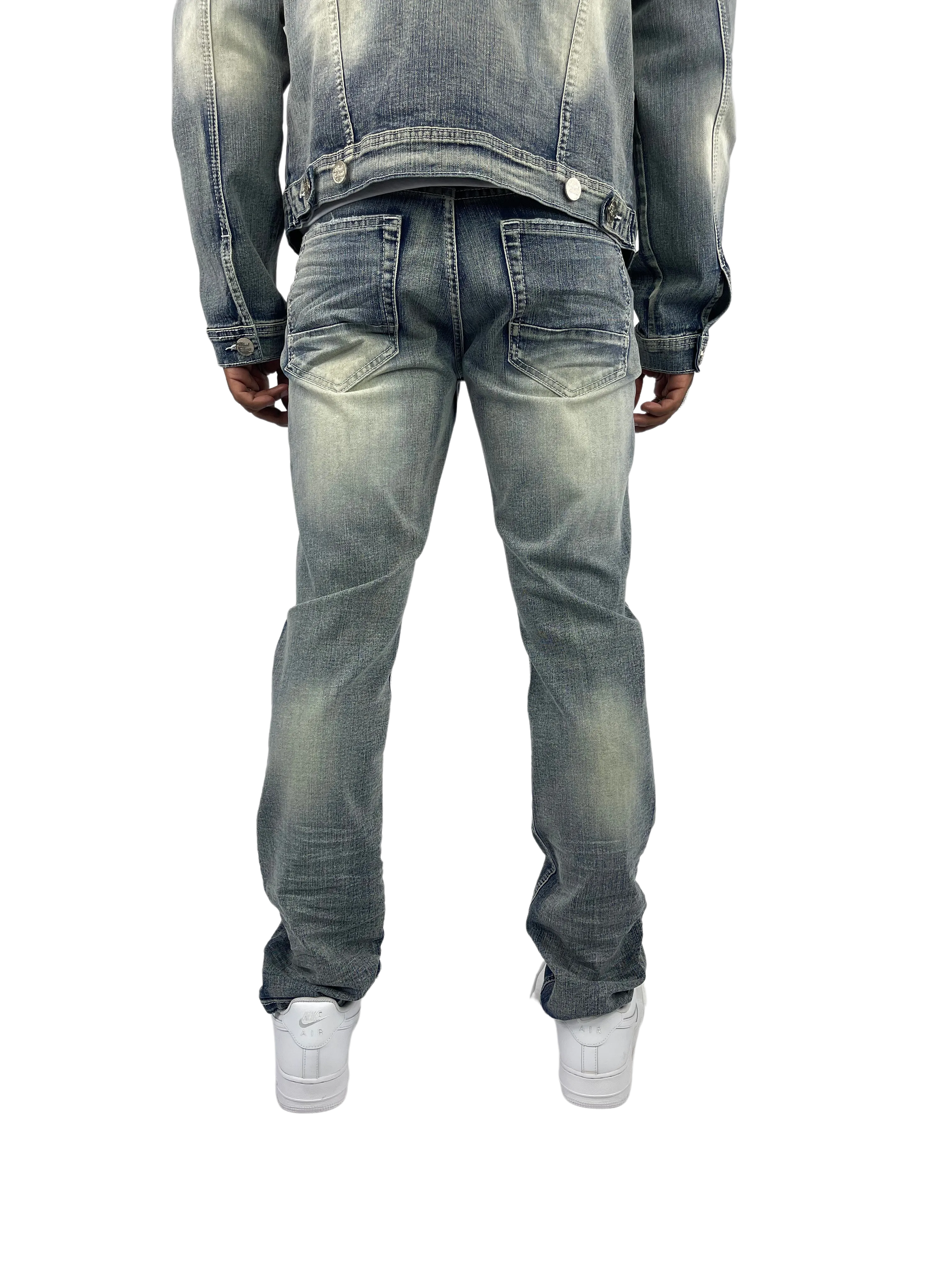 BTP21800: Washed Denim Jean