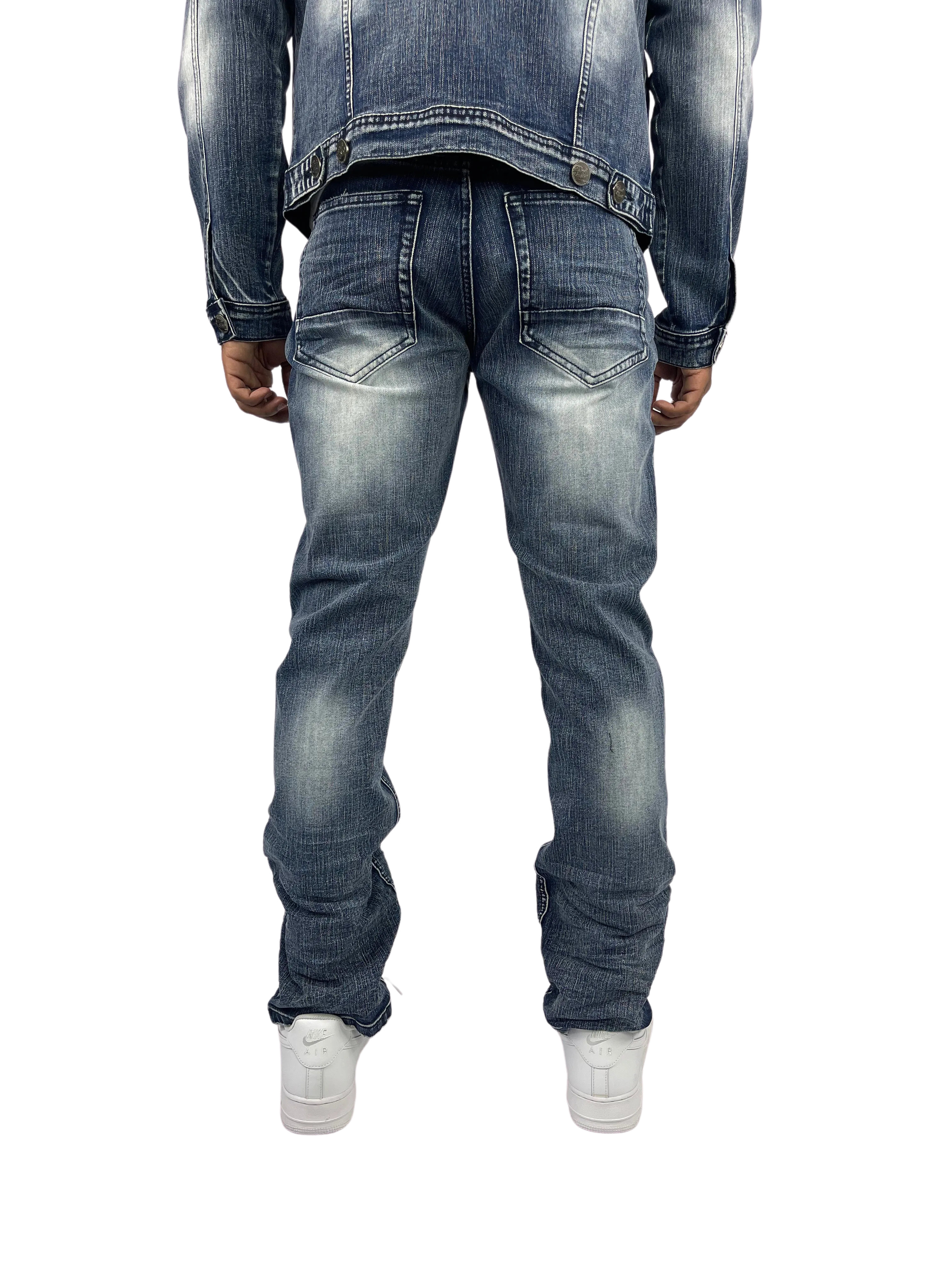 BTP21800: Washed Denim Jean