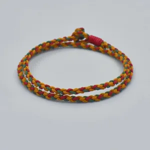 Buddhist Double Layer Thread Bracelets