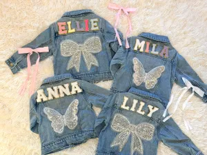 Butterfly / Bow Patched Custom Jacket