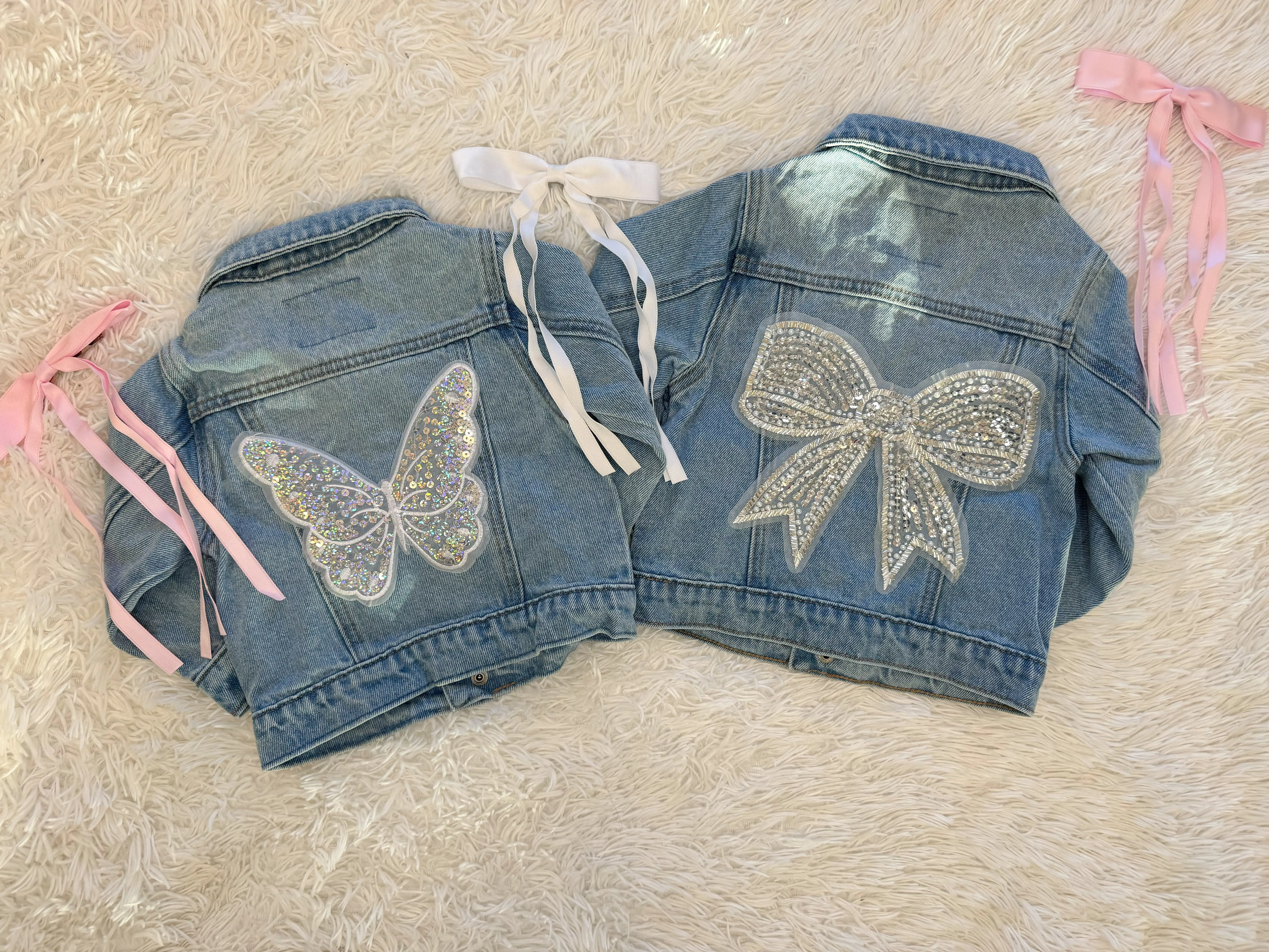 Butterfly / Bow Patched Custom Jacket