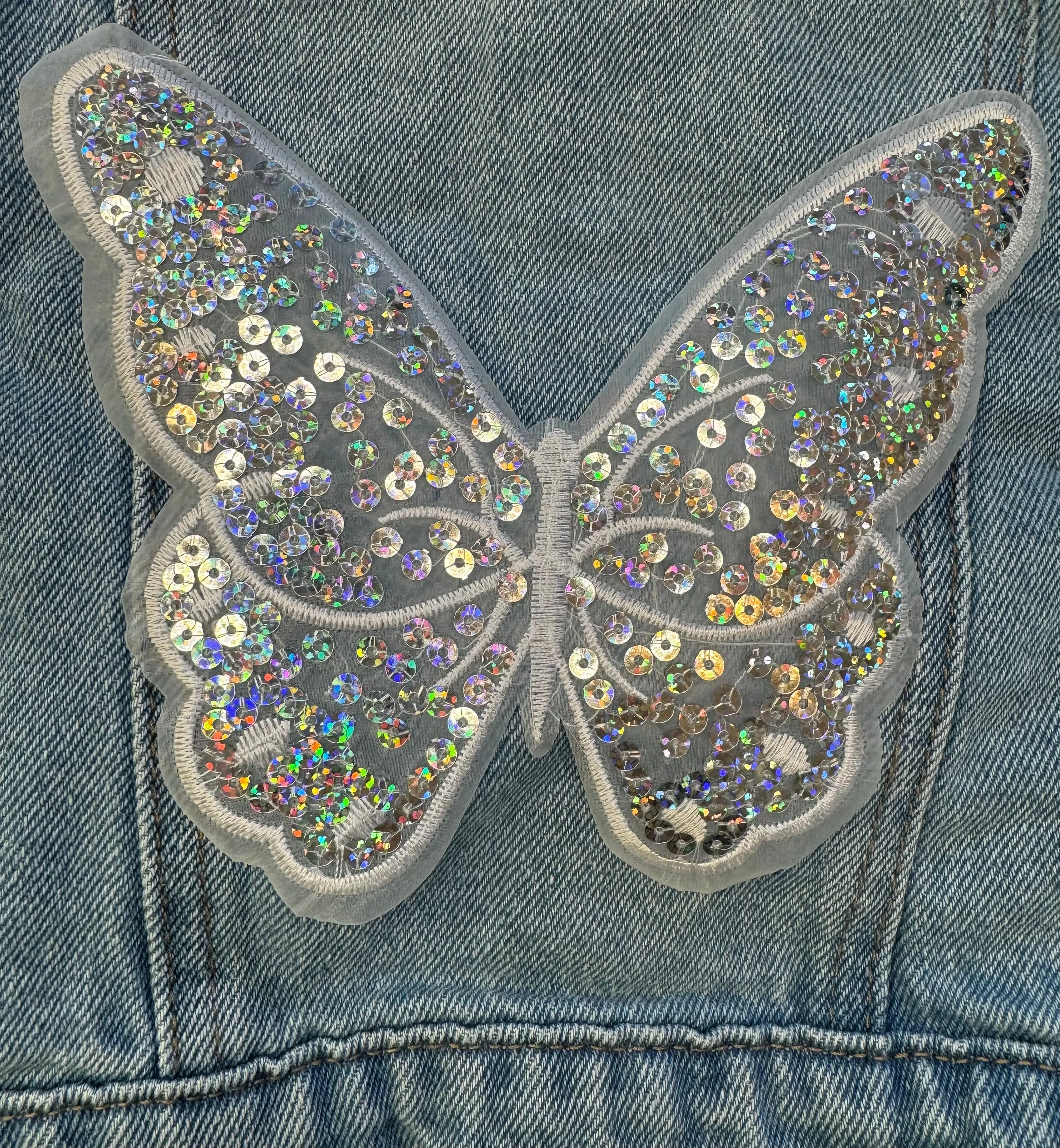 Butterfly / Bow Patched Custom Jacket