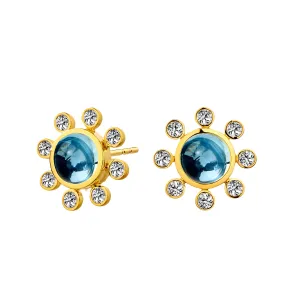 Candy Gemstone Studs