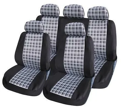 Car Seat Covers Protectors Universal washable ready Dog black white front rear