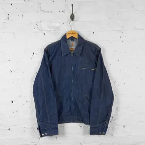 Carhartt Denim Bomber Jacket - Blue - L