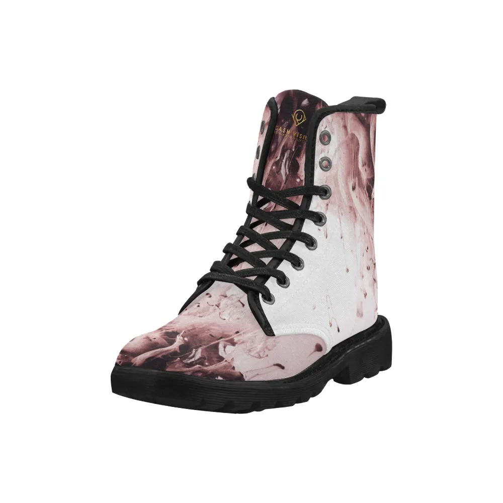 Cash Vision Boots - Brown White