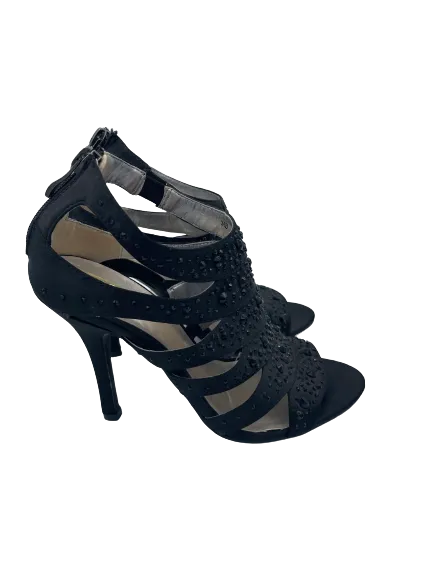 Cause & Effect Black Gladiator Heels