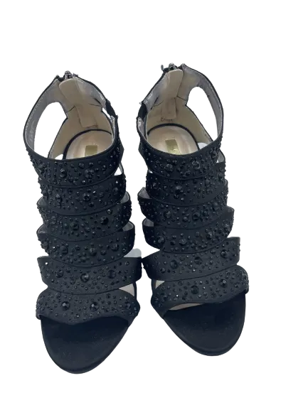 Cause & Effect Black Gladiator Heels